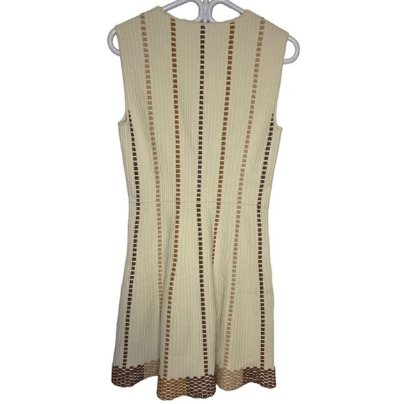 BCBG MaxAzria A-Line Fit & Flare Thick Stretchy Embroidered Dress, Size S/M - Picture 2 of 7